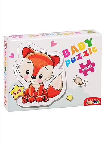 книжка puzzle животные Baby Puzzle maxi Лесные животные