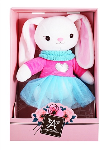 Мягкая игрушка Зайка Мишель в свитшоте, 28 см мягкие игрушки angel collection зайка мишель принцесса