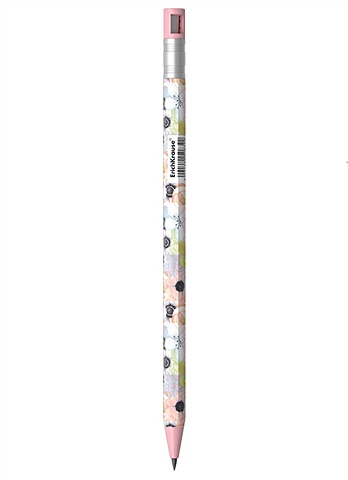 Карандаш механический 2,0мм ColorTouch Flower Cocktail с точилкой, НВ, ErichKrause карандаш механический 2 мм с точилкой наконечник centrum
