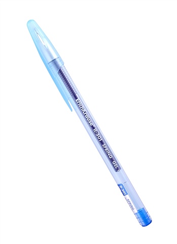 Ручка гелевая синяя R-301 Spring Gel Stick 0.5мм, ErichKrause ручка шариковая неавтоматическая erichkrause r 301 spring stick