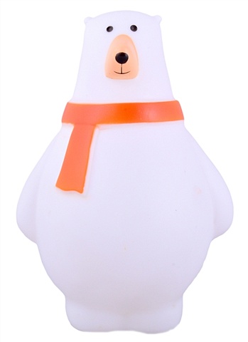 Светильник LED Белый медведь с шарфом, 16 х 12 см светильник led сова 12 см