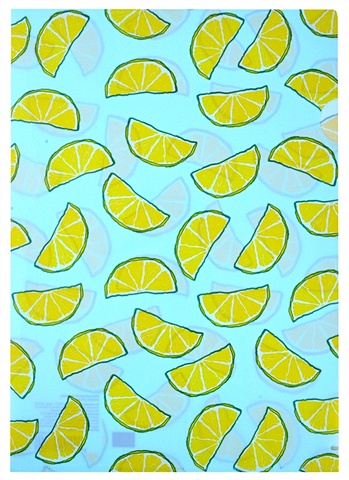 Папка-уголок А4 Лимоны