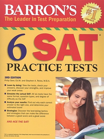 Geer P., Reiss S. 6 SAT Practice Tests