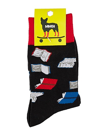 Носки Книги (высокие) (36-39) (текстиль) носки новогодние с объемными деталями высокие 36 39 текстиль