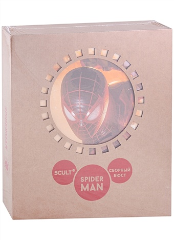 Конструктор из картона Декоративный бюст - 3D Человек-Паук/Spider man
