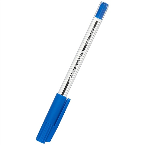 Ручка шариковая синяя TOPS 505 F 1мм, прозрачный корпус, SCHNEIDER ручка шариковая синяя citywrite rio 1мм