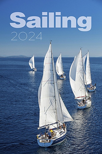 цена Календарь 2024г 370*560 Sailing (Парусники) настенный, на спирали