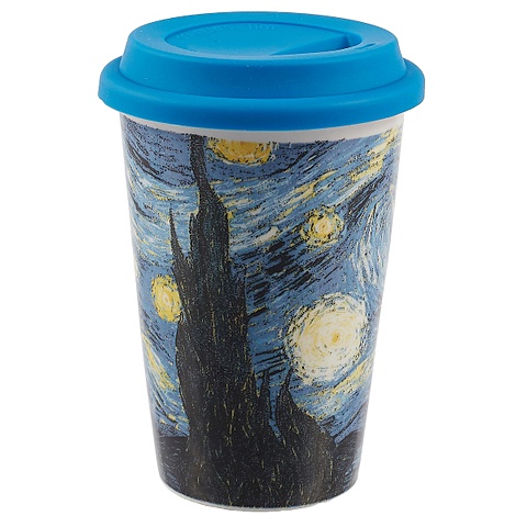 Стакан керамический «Ван Гог. Звёздная ночь», 350 мл набор grain термостакан и кофе белый