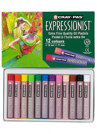 Пастель масляная 12цв Cray-Pas Expressionist для начинающих