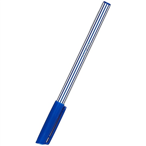 цена Ручка шариковая синяя Stripes, 0.55 мм, Luxor