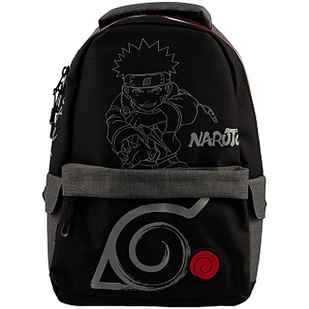 Рюкзак Naruto 45*29*13, печать светоотраж.краской, резин.нашивка, подвеска с лого