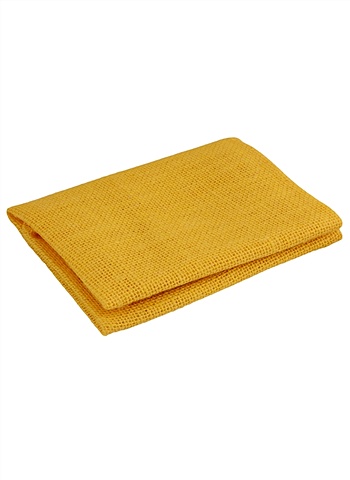 Ткань рогожка лен №11 Желтый, 50х50см (орр)