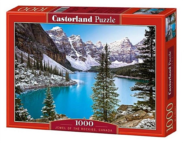 Пазл 1000 С-102372 Jewel of the Rockies, Canada (Озеро, Канада) (Castorland) (Лабиринт) пазл schmidt 1000 деталей старинные настольные игры