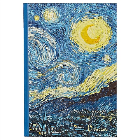 Блокнот «Ван Гог. Звёздная ночь», золотой обрез, 112 страниц блокнот ван гог ирисы золотой обрез