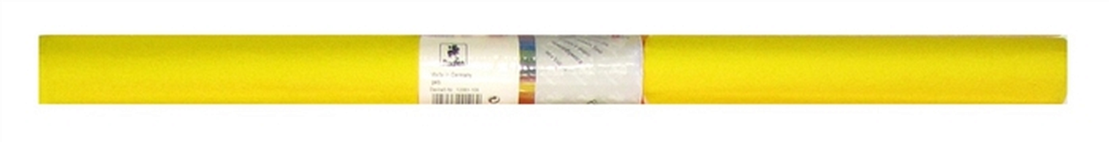 Бумага гофрированная Желтая 50*250, WEROLA бумага крепированная werola цвет белый 50х250 см