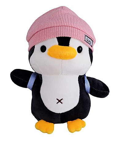 цена Мягкая игрушка Пингвин с рюкзаком (21х10)