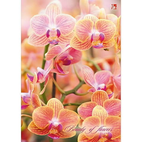 Цветы. Орхидеи 192л. А5 ЕЖЕДНЕВНИКИ 7БЦ (ТВЕРДЫЙ ПЕРЕПЛЕТ) графика чудесные цветы 192л а5 ежедневники 7бц твердый переплет