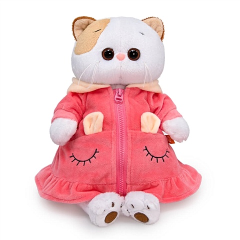 Мягкая игрушка Ли-Ли в домашнем платье (24 см) budibasa кошечка ли ли в платье с шарфом 24 см многоцветный