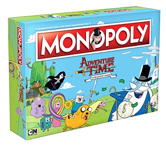 Настольная игра Monopoly. Adventure Time / Монополия. Время приключений!
