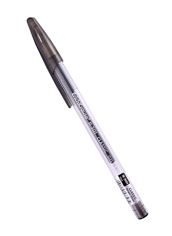 Ручка гелевая черная R-301 Classic Gel Stick 0.5мм, ErichKrause ручка гелевая автоматическая erichkrause® smart gel цвет чернил черный 39012