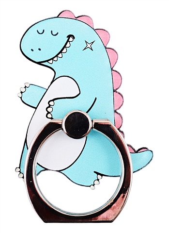Держатель-кольцо для телефона Динозаврик с улыбкой значок динозаврик с улыбкой