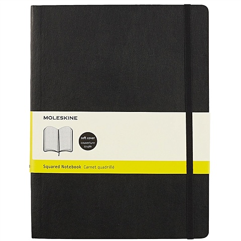 Книга для записей А5 120л CLASSIC SOFT Large, интегр.перепл., черн, инд.уп., Moleskine