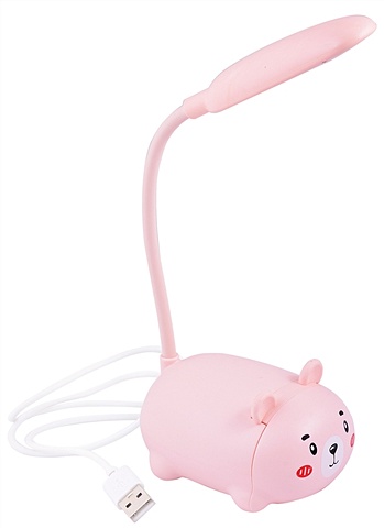 Настольная LED-лампа Мишка, 9 х 7 х 18 см детская настольная лампа hiper h060 0