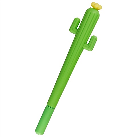 Ручка «Кактус с цветком» сумка улыбчивый кактус с цветком зеленый