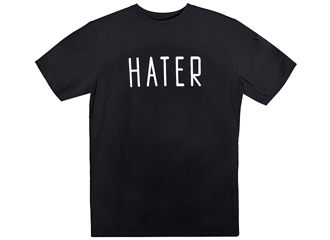 Футболка Hater (черная) (текстиль) (one size) футболка yana besfamilnaya оверсайз хлопок размер one size s l белый черный