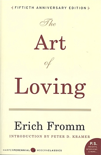 The Art of Loving, Fromm, Erich fromm erich the art of loving