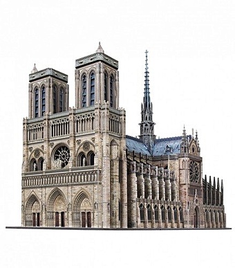 Сборная модель из картона Нотр-Дам де Пари (Notre Dame de Paris) 1/200