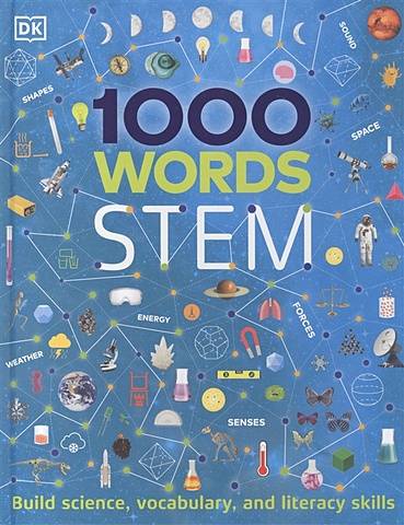 1000 Words: STEM dk stem how to be good at science colouring english encyclopedia picture book for kids