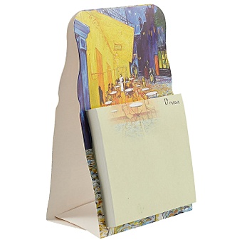 Блок бумаги «Ван Гог. Ночное кафе», 7 х 7 см