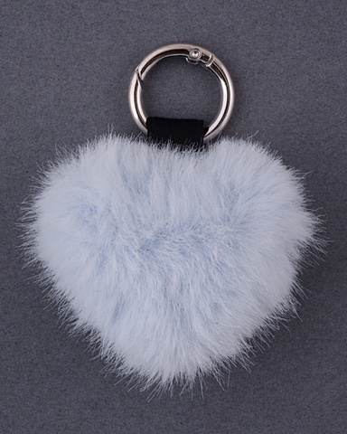 Брелок Yoi, Сердце, плюшевый голубой 8 см брелок антистресс на ключи автомобиля рюкзак сумку