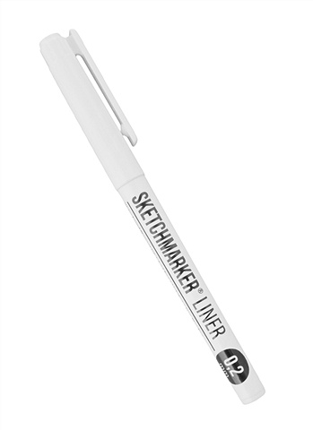 Ручка капиллярная черная 0,2мм (линер) SKETCHMARKER ручка капиллярная линер 0 5мм winsor