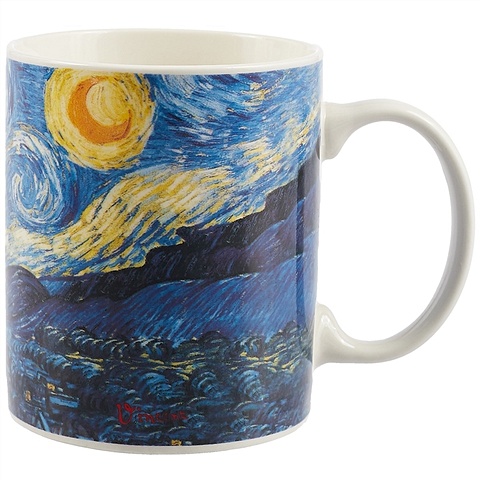 Кружка керамическая Винсент Ван Гог. Звездная ночь, 330 мл printio 3d кружка ван гог звездная ночь