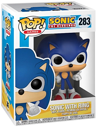 Фигурка Funko POP! Games Sonic the Hedgehog Sonic with Ring (283) 20146 фигурка утка tubbz sonic – the hedgehog knuckles 9 см