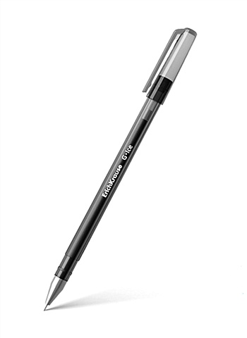 Ручка гелевая черная G-Ice к/к, Erich Krause ручка гелевая erich krause g soft 0 38мм красная 39432