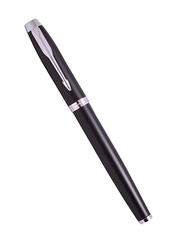 ручка роллер im essential stainless steel ct черная parker Ручка роллер IM Essential Muted Black CT черная, Parker