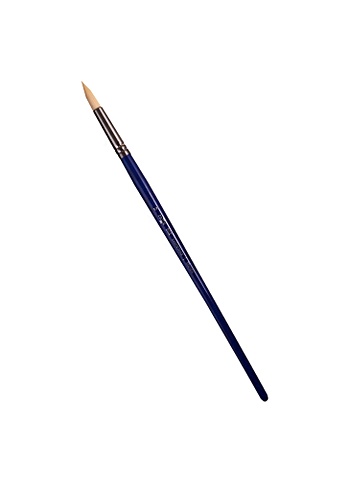 Кисть художественная №10 Манеж, синтетика упругая, круглая, длинная ручка, Гамма