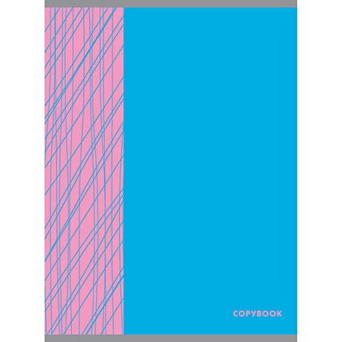 Тетрадь для конспектов «Неоновые штрихи. Голубой и розовый», А4, 96 листов тетрадь для конспектов в клетку неоновые узоры голубой а4 96 листов