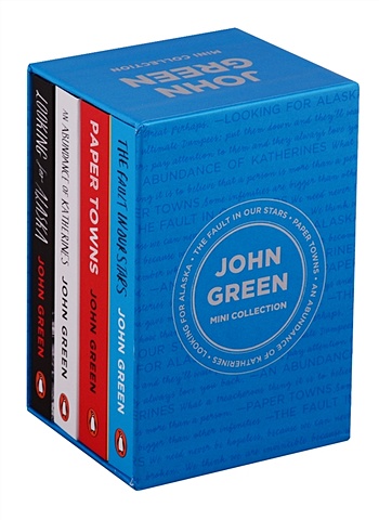 Green J. John Green. Mini Collection (комплект из 4 книг) набор конфет mixed minis big box 131 г