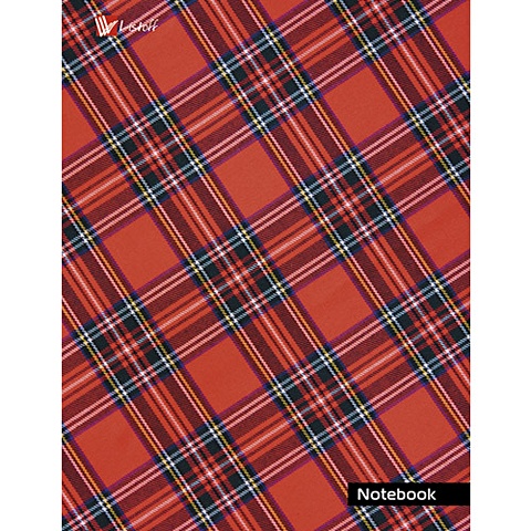 Орнамент. Шотландская клетка (красная) КНИГИ ДЛЯ ЗАПИСЕЙ А6 (7БЦ) орнамент шотландская клетка красная книги для записей а6 7бц
