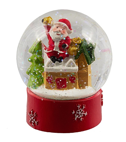 Снежный шар Санта-Клаус (8х7) экологически чистый зимний шар санта клаус рождественская елка снежный шар реалистичная форма милая форма