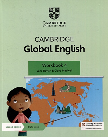 Boylan J., Medwell C. Cambridge Global English. Second Edition. Workbook 4+Digital Access boylan jane medwell claire cambridge global english stage 4 activity book