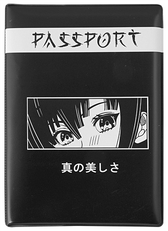 Обложка для паспорта Аниме Лицо (Сёдзё) (ПВХ бокс)