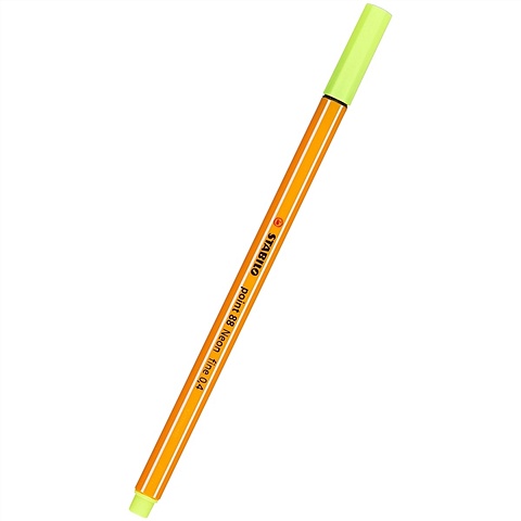 Капиллярная ручка «Рoint» 024, неоново-жёлтая, Stabilo капиллярная ручка рoint 44 жёлтая stabilo