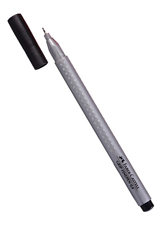 Ручка капиллярная черная GRIP 0,4мм ручка гелевая автоматическая faber castell fast gel черная 0 7 мм