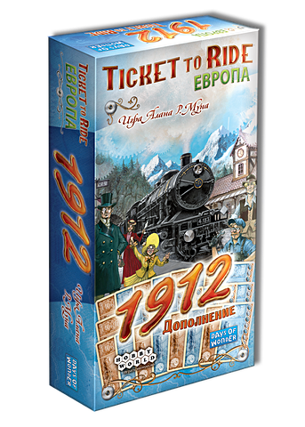 Настольная игра Ticket to Ride. Европа: 1912 ticket to ride board games english edition 2 5 players