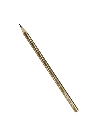 Карандаш ч/гр SPARKLE METALLIC HB, трехгранный, золотой, Faber-Castell карандаш чернографитовый с ластиком grip 2001 hb трехгранный faber castell